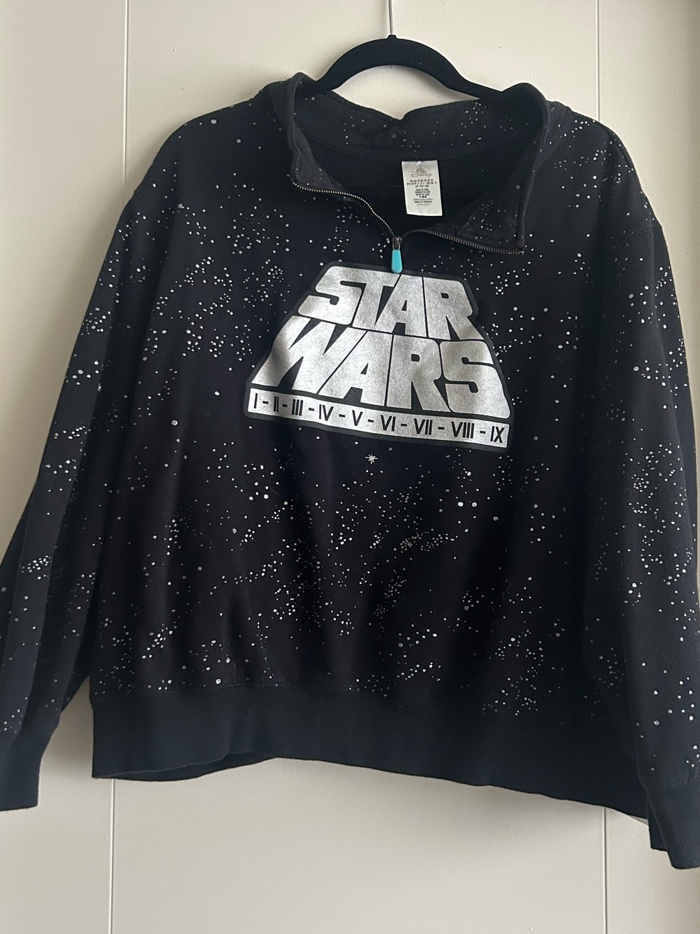 Disney Star Wars 3/4 zip pullover
